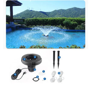 Bomba de Agua Sumergible Flotante con Oxígeno Serie <span class=keywords><strong>COP</strong></span> para Estanques de Peces Koi de Jardín, Fuente Flotante Automática - Product Image 3