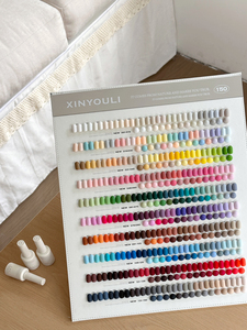 Ensemble de vernis à ongles adhésifs 150 couleurs unies, haute saturation, auto-nivelant, spécial salon de manucure, nouveau produit 2026 - Product Image 6