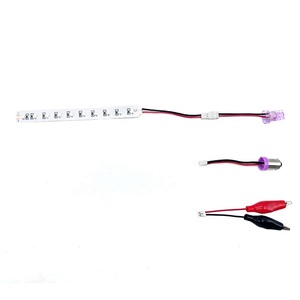 Bande lumineuse LED pour machine de flipper ADT, diverses couleurs, DC 6.3V, 10 LED, 2835SMD, avec 47 connecteurs à clip 555 - Product Image 5