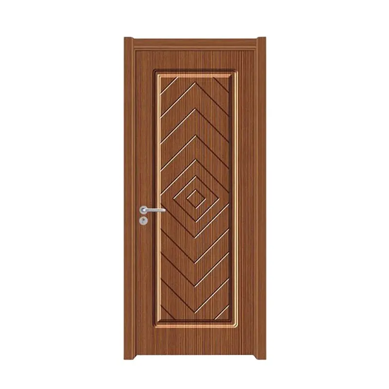 PVC wooden door for houses interior room Cheap interior pvc bedroom wooden door pvc flush door skin panel