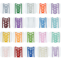 Lacets plats personnalisés OLIAN, lacets de chaussures de sport épais monocouche, 8 mm de large, lacets colorés en gros pour baskets