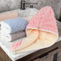 Eco-Friendly Quick-Dry Head Wrap Hair Drying Cap Turban Microfiber Dry Hair Towel