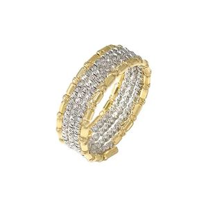 Bague Élastique de Luxe en Or 18K (AU750) Style Simple Ins, Gravée au Laser – Vente en Gros Usine Xinfly - Product Image 1