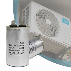 ตัวเก็บประจุ Cbb65-sh 20UF 450V AC ตัวเก็บประจุเปลือกอลูมิเนียม 45uf 55uf ตัวเก็บประจุสตาร์ทคอมเพรสเซอร์เครื่องปรับอากาศ - Product Image 5
