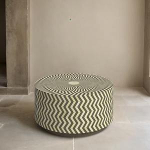 โต๊ะกาแฟฝังกระดูกสัตว์ งานฝีมือชั้นสูง สำหรับห้องนั่งเล่นและพื้นที่พักผ่อน มีจำหน่ายในปริมาณมาก - Product Image 1