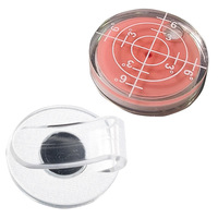 Indicateur de niveau de golf pince à chapeau en acier magnétique en plastique durable accessoires de marqueur de Position