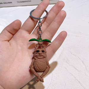 Oferta especial: Nuevo producto - Llavero de Mandragora, adorno de Mandragora, llavero de PVC, colgante para coche y mochila de Halloween - Product Image 6