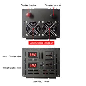 Convertisseur d'ondes sinusoïdales pures HOULI KC <span class=keywords><strong>6000</strong></span> Watt 12V 220V 6000W, convertisseurs basse fréquence, convertisseur de tension 220 <span class=keywords><strong>6000</strong></span> watts - Product Image 4