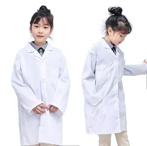 工人阶级儿童实验室外套儿童科学家医生耐用实验室外套