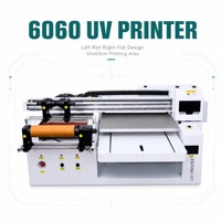 Imprimante UV DTF 6060 combinée rouleau et plat pour présentoirs de lunettes, solution de marquage personnalisé pour présentoirs de vente au détail