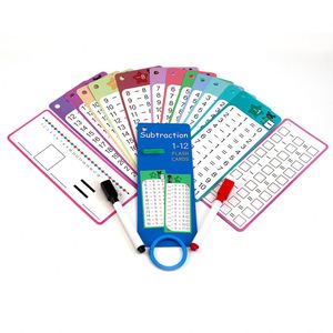 Tabla de Multiplicar, Herramientas de Aprendizaje, Material Didáctico de Matemáticas, Tarjetas de Memoria para Sumas, Restas <span class=keywords><strong>y</strong></span> Multiplicaciones - Product Image 3