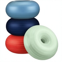 Ballon de yoga en PVC épaissi anti-éclatement, forme pomme 40 cm, design gonflable, surface antidérapante pour l'entraînement de Pilates et le renforcement du tronc
