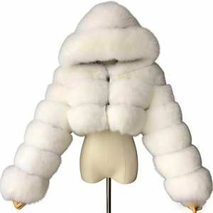 جاكيت فرو صناعي سميك للغاية دافئ للشتاء مقاس 6XL وأكبر بـ18 لونًا معاطف فرو صناعي للنساء عصرية - Product Image 1