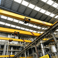 Grue à poutre simple de 10 tonnes pour la manutention de marchandises en entrepôt, équipement de levage stable pour usine de fabrication