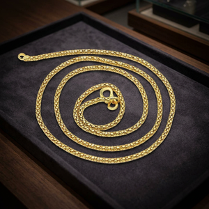 Wholesale 14K 18K 24K Micron Gold Plated Round Link Design <b>Chain</b> <b>Necklace</b>, Fashion <b>Chains</b> <b>Necklaces</b>, Round Link Style Gold <b>Chain</b> - Product Image 3