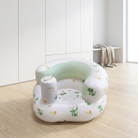 Canapé gonflable pour bébé PVC Safe Portable pour le bain Alimentation Voyage Multi Usage Siège pour bébé