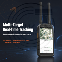 Monitor Portátil de Detección de Drones con Alcance de 3KM, Sensor RF Pasivo de 100MHz-6.2GHz, Seguimiento Multiobjetivo en Tiempo Real, IP67, Android