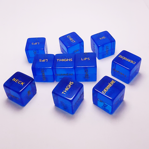 <span class=keywords><strong>Dados</strong></span> redondeados transparentes grabados personalizados al por mayor para juegos amor Sexual <span class=keywords><strong>dados</strong></span> de resina impresos de 16mm - Product Image 4