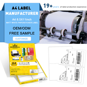 Winsell แผ่นป้ายไวนิลแวววาว A4ขนาดหมึกกันน้ำพิมพ์ Label-Sticker-Paper-A4พิมพ์ได้ - Product Image 6