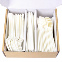 EcoNewLeaf Fournisseur d'usine, couverts biodégradables en CPLA PLA, ustensiles jetables compostables, ensembles de couverts de grande quantité pour le camping