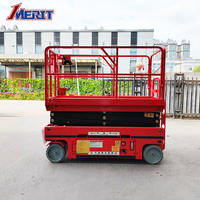 Plateforme élévatrice mobile hydraulique à ciseaux électriques autopropulsée