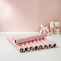 Kertas Kado Pink Pearlized 80gsm Berkilau Mengkilap, Kertas Spesial untuk Kemasan Hadiah Ulang Tahun dan Liburan