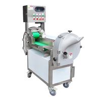 Dezoton Automatische Industriële Groente- en Fruit Snijmachine voor Ui, Aardappel, Cassave, Appel, Mango, Citroen, Kokosnoot en voedselchips.