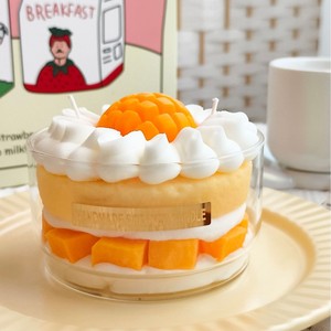 เทียนหอมรูปมูสคัพเค้ก ดีไซน์ผลไม้ ครีม ของตกแต่งบ้าน ของขวัญวันเกิด - Product Image 4