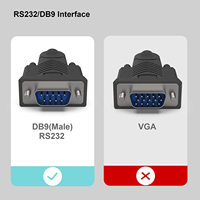 Adaptador de USB a serie, USB a macho (9 pines) DB9 Serial Cable Prolific Chipset W108 187 OS X 10,6 y superior, 1.