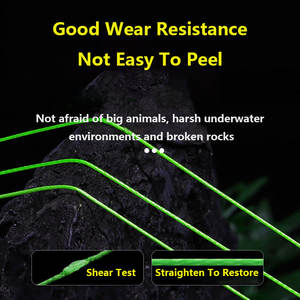 TOPIND, pesas de pesca coloridas de alta calidad, hilo de pescar trenzado de nailon para agua salada - Product Image 5