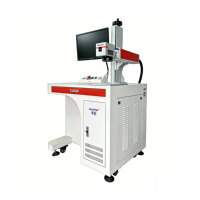 Nouvelle machine de marquage laser CNC UV Flying 50W à refroidissement par air avec courroie de transfert prenant en charge les formats DXF/AI