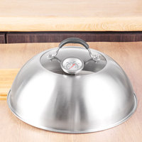 LECOS Bestseller Langlebiger Küchen-Dämpfdeckel Runder Bratdeckel BBQ-Deckel Edelstahl-Grillzubehör Käseschmelzglocke