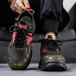 Nouvelles baskets montantes à lacets pour hommes, respirantes, en maille, à semelle épaisse, décontractées, à prix réduit, très demandées - Product Image 6