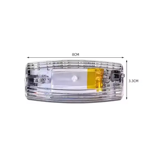 Luce di avviso di traffico a <span class=keywords><strong>LED</strong></span> rossa e blu lampada stroboscopica con segnale Flash a spalla realizzata in materiale plastico e PC - Product Image 4