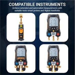Testo 565i Vacuum Pump 7 CFM HVAC Smart Pump With Integrated Decay Test Floor Mounted - Product Image 6