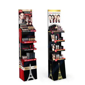 Werbung <span class=keywords><strong>Promotion</strong></span> New Custom Faltbare Umwelt freundliche Supermarkt Store Einzelhandel Kosmetik papier Pappe Stand Display Rack - Product Image 4