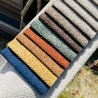 Tissu en velours jacquard tricoté imprimé gaufré Wejoy 100 % polyester 310 g/m² écologique occultant uni pour canapé et chaise
