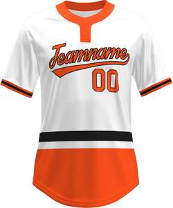 Maillot de baseball à impression en relief 3D Maillots de sport personnalisés pour hommes_Femmes_Youth_Préscolaire, cousu ou imprimé Nom et numéro - Product Image 2