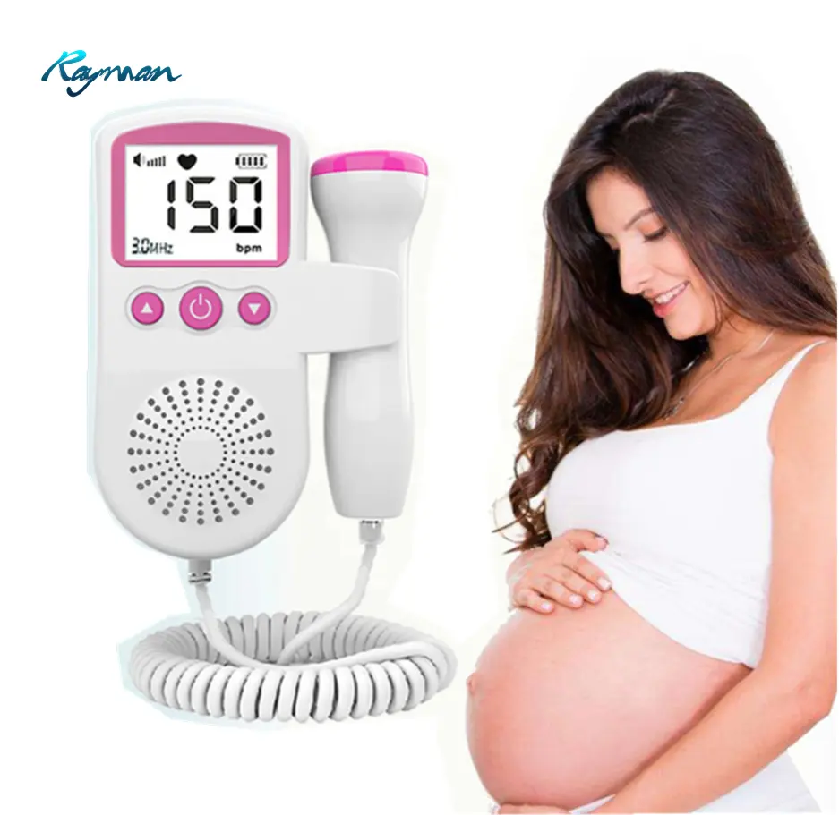 Manufacturer Home use hand-held ultrasound prenatal fetal heart rate monitoring fetal doppler monitor fetal