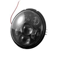 YongJin Black Led Phare avec feu de position pour vespa Scooter LXV