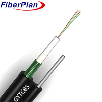 Câble de descente FTTH autoportant GYTC8S en forme de 8, câble à fibre optique aérien G657A insensible aux plis pour réseau d'accès FTTx
