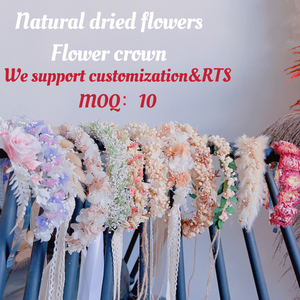 Elegante Ghirlanda di Fiori Stabilizzati Avorio, Copricapo da Sposa Romantico Francese Fatto a Mano, Eco-Friendly <span class=keywords><strong>per</strong></span> Matrimoni Civili all'Aperto - Product Image 6