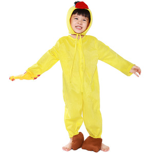 Costume d'halloween à manches longues pour enfants, jaune et blanc, déguisement de déguisement de <span class=keywords><strong>canard</strong></span> de carnaval ample pour enfants et unisexe - Product Image 2