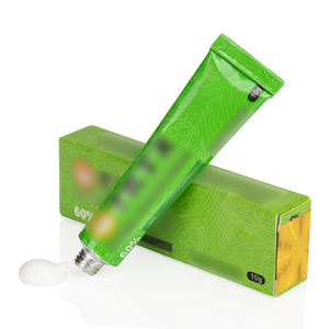 Tinta Anestésica Verde para Tatuajes en Tubo de Aluminio Blanco de 10 ml, Venta al Por Mayor Directa de Fábrica, Uso Facial al 60%, Logotipo Personalizado - Product Image 1