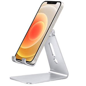 Giá đỡ điện thoại di động để bàn bằng kim loại, có thể gập lại, chất liệu hợp kim nhôm, dành cho <span class=keywords><strong>iPhone</strong></span> - Product Image 1