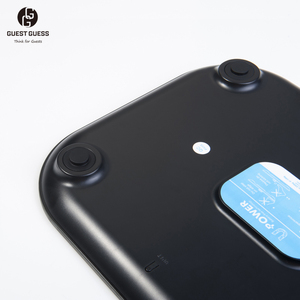 गर्म बिक्री अनुकूलित डिजिटल टेम्पर्ड ग्लास बॉडी वजन बाथरूम पैमाने 2 साल की वारंटी 250 किलोग्राम क्षमता बैटरी मुक्त एलसीडी स्केल - Product Image 4