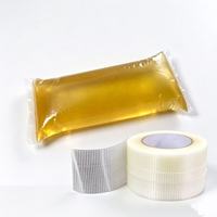 JCXC 8605D Chine Jaune Ruban Adhésif Thermofusible Sensible à la Pression en Bloc pour Laminage, Bonne Adhérence, Colle Thermofusible Industrielle