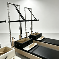 Table de Trapeze Pilates Haut de Gamme avec Accessoires Complets, Couleur PU Personnalisée, Machine de Fitness pour Salle de Sport et Centre d'Entraînement Commercial