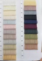 Tissu en satin de polyester jacquard à rayures B10 avec fil argenté, antistatique, pour vêtements modestes en Irak, au Yémen et en Libye