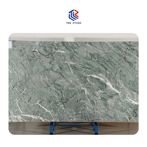 Vente chaude moderne de pierre TMZ en marbre vert persan de haute qualité poli pour les décorations d'hôtel ODM/OEM disponible - Product Image 1